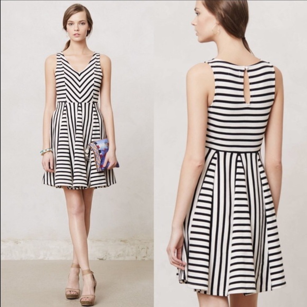 Anthropologie Saturday & Sunday Striped Day Dress